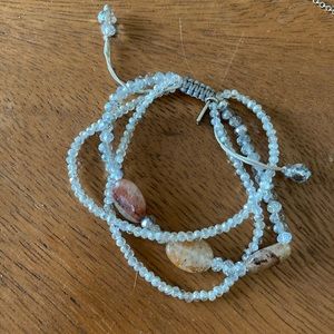 Beaded 3-layer bracelet